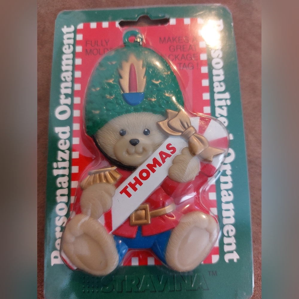 🎄 Thomas ornament/ gift tag vintage
